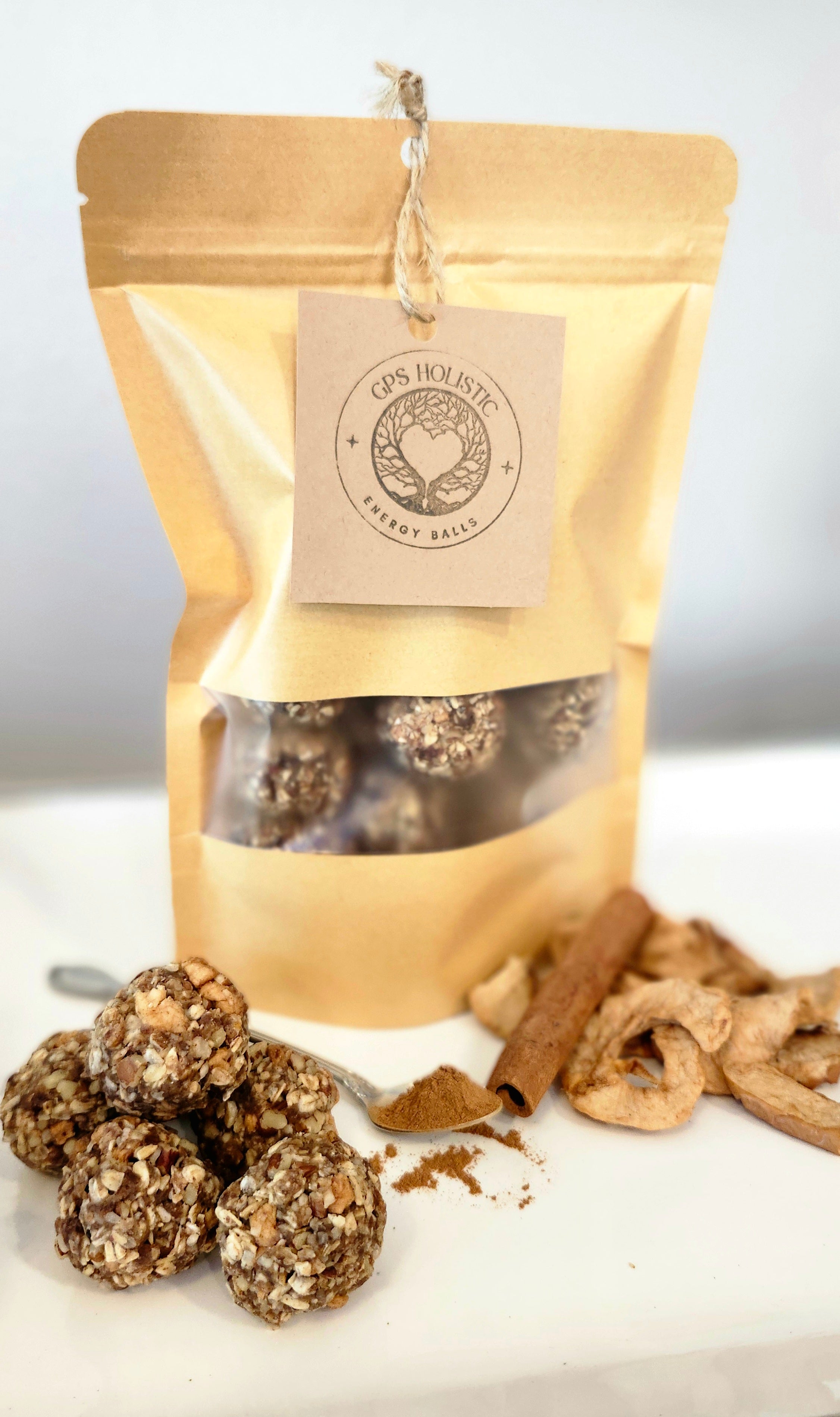 Seasonal Apple Cinnamon Energy Balls