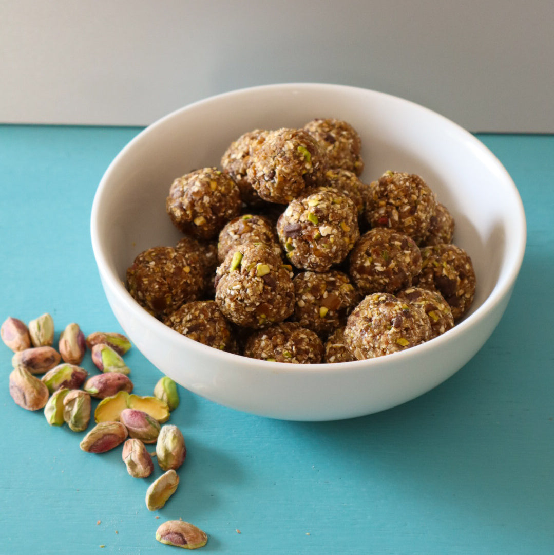 Pistachio Energy Balls for Holistic Wellness